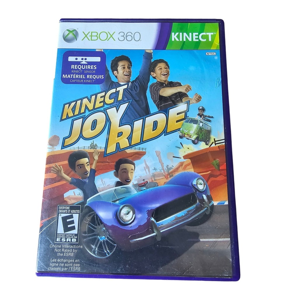 Kinect Joy Ride Microsoft Xbox 360 Racing Game CIB Complete Kinect Required